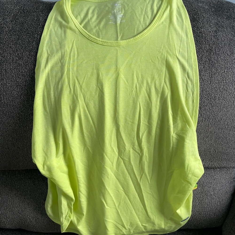 Women's Neon Yellow Tank Top